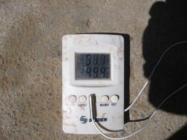 OVER 50 DEGREES OUTSIDE